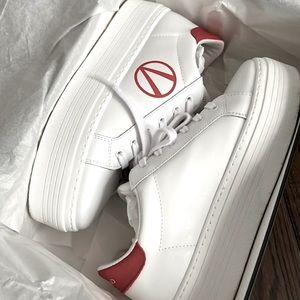 BRAND NEW Valentino red & white sneaker